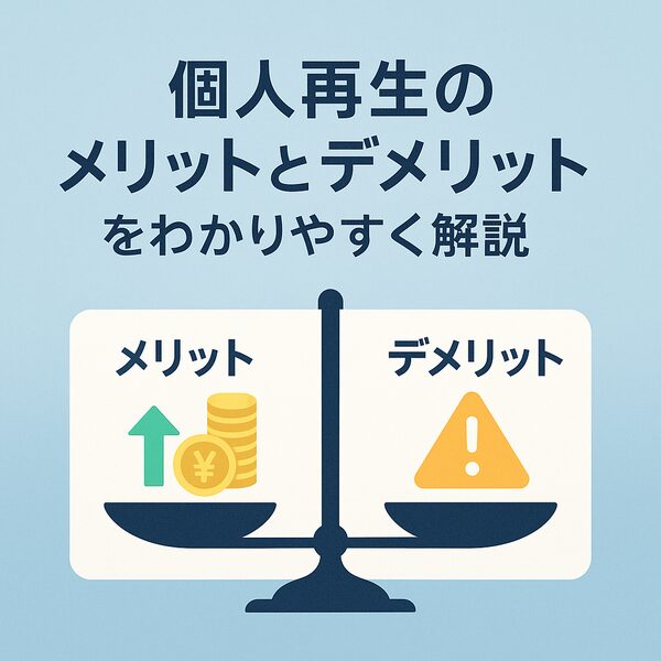 【完全ガイド】個人再生で借金が最大80％減！メリット・デメリット