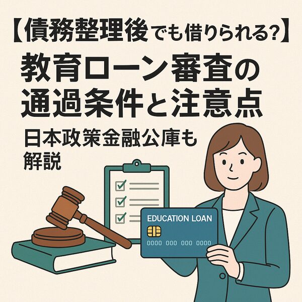 【債務整理後でも借りられる？】教育ローン審査の通過条件と注意点｜日本政策金融公庫も解説