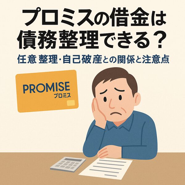 プロミスの借金は債務整理できる?任意整理・自己破産との関係と注意点
