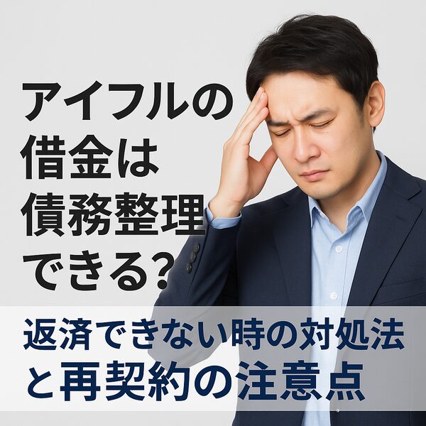 アイフルの借金は債務整理できる？返済できない時の対処法と再契約の注意点