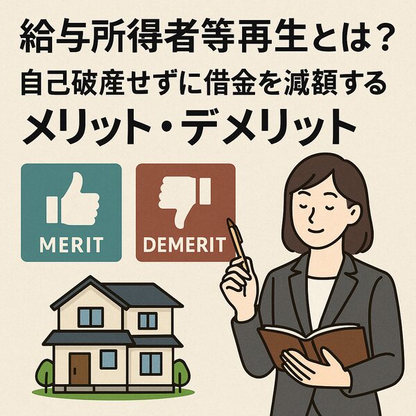給与所得者等再生とは？自己破産せずに借金を減額するメリット・デメリット