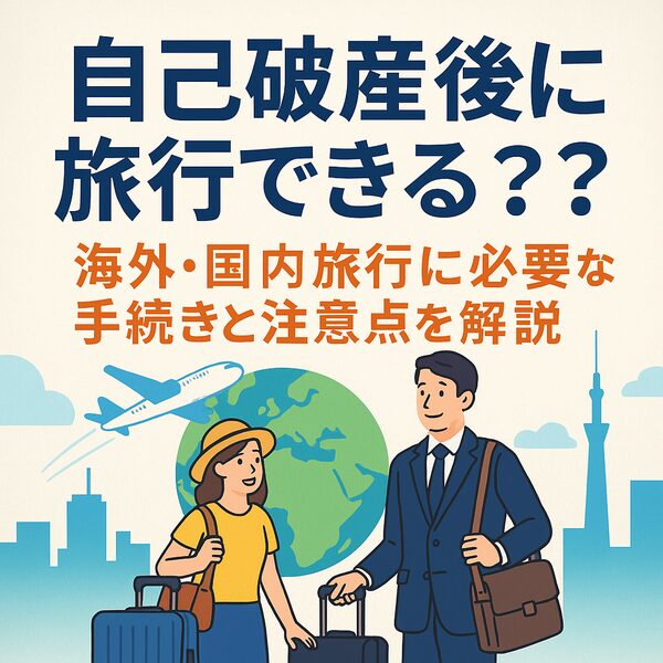 自己破産後に旅行できる？海外・国内旅行に必要な手続きと注意点を解説