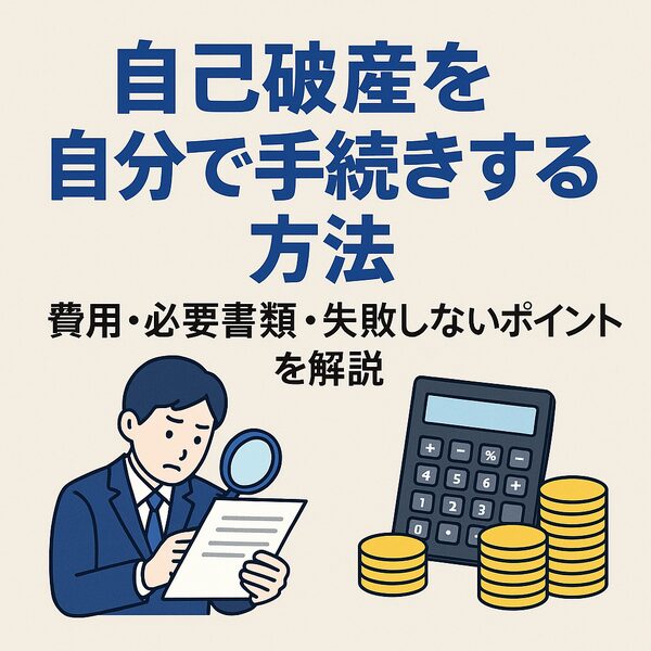 自己破産を自分で手続きする方法|費用・必要書類・失敗しないポイントを解説