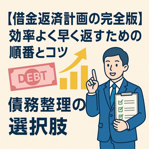 【借金返済計画の完全版】効率よく早く返す順番と債務整理の選択肢