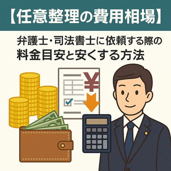 【任意整理の費用相場】弁護士・司法書士に依頼する際の料金目安と安くする方法