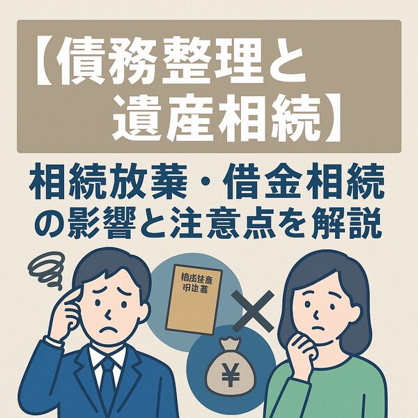【債務整理と遺産相続】相続放棄・借金相続の影響と注意点を解説