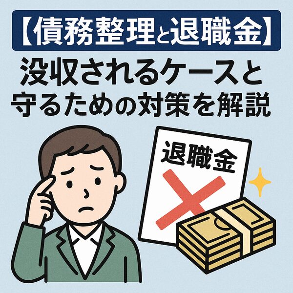 【債務整理と退職金】没収されるケースと守るための対策を解説