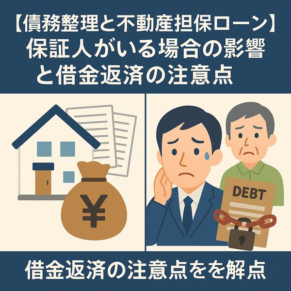 【債務整理と不動産担保ローン】保証人がいる場合の影響と借金返済の注意点