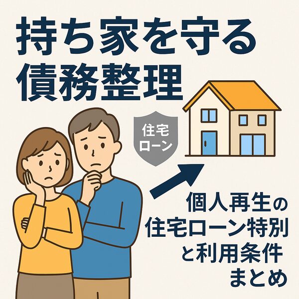【持ち家を守る債務整理】個人再生の住宅ローン特則と利用条件まとめ