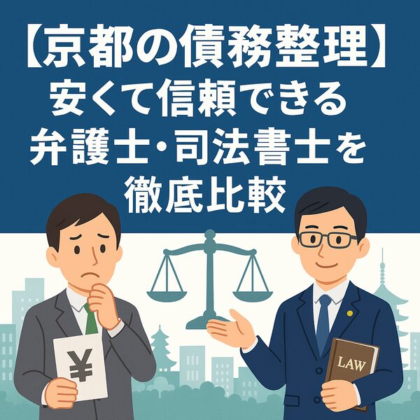 【京都の債務整理】安くて信頼できる弁護士・司法書士を徹底比較