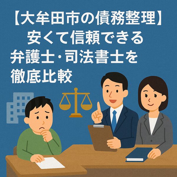 【大牟田市の債務整理】安くて信頼できる弁護士・司法書士を徹底比較