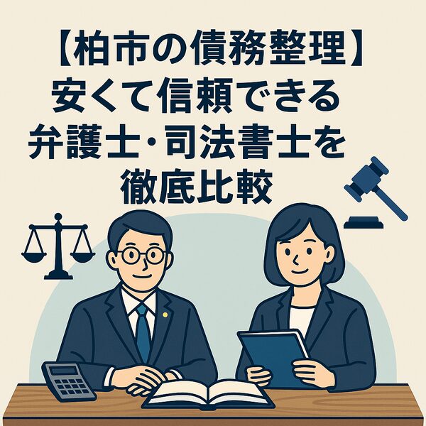 【柏市の債務整理】安くて信頼できる弁護士・司法書士を徹底比較