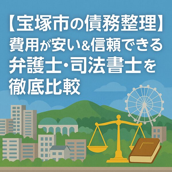 【宝塚市の債務整理】費用が安い&信頼できる弁護士・司法書士を徹底比較