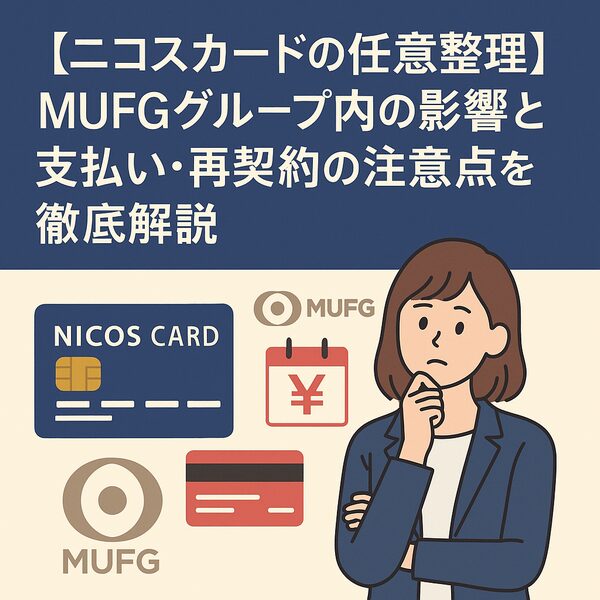 【ニコスカードの任意整理】MUFGグループ内の影響と支払い・再契約の注意点を徹底解説