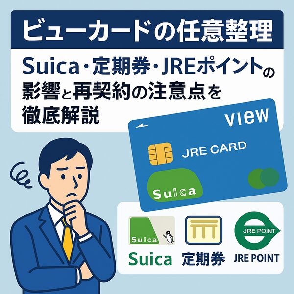 【ビューカードの任意整理】Suica・定期券・JREポイントへの影響と再契約の注意点を徹底解説
