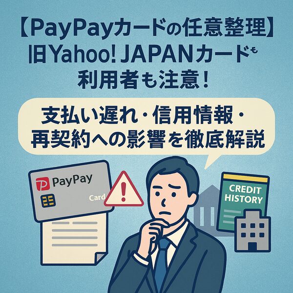【PayPayカードの任意整理】旧Yahoo! JAPANカード利用者も注意!支払い遅れ・信用情報・再契約への影響を徹底解説