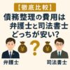 債務整理の費用は弁護士と司法書士どっちが安い