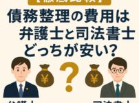 債務整理の費用は弁護士と司法書士どっちが安い