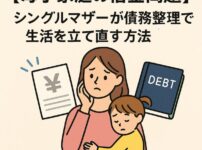 【母子家庭の借金問題】シングルマザーが債務整理で生活を立て直す方法