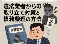【闇金の借金も整理できる？】違法業者からの取り立て対策と債務整理の方法