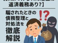 【詐欺で作られた借金は返済義務あり？】騙されたときの債務整理と対処法を徹底解説