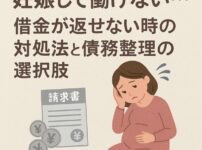 妊娠して働けない…借金が返せない時の対処法と債務整理の選択肢