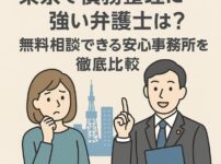 東京で債務整理に強い弁護士は？無料相談できる安心事務所を徹底比較