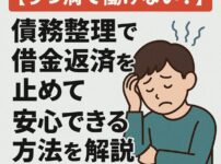 【うつ病で働けない！】債務整理で借金返済を止めて安心できる方法を解説