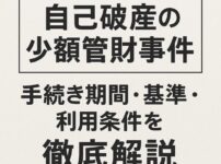 【自己破産の少額管財事件】手続き期間・基準・利用条件を徹底解説