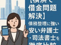 【横浜で借金問題解決】債務整理に強い安い弁護士・司法書士を徹底比較