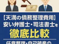 【天満の債務整理費用】安い弁護士・司法書士を徹底比較｜任意整理・自己破産の料金相場