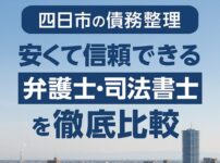 【四日市の債務整理】安くて信頼できる弁護士・司法書士を徹底比較