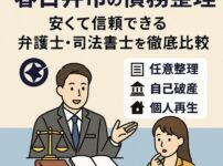 【春日井市の債務整理】安くて信頼できる弁護士・司法書士を徹底比較