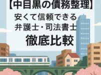 【中目黒の債務整理】安くて信頼できる弁護士・司法書士を徹底比較