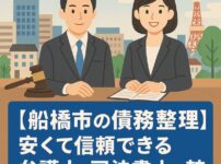 【船橋市の債務整理】安くて信頼できる弁護士・司法書士を徹底比較