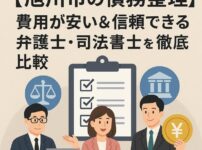 【旭川市の債務整理】費用が安い＆信頼できる弁護士・司法書士を徹底比較