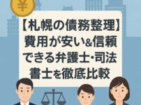 【札幌の債務整理】費用が安い＆信頼できる弁護士・司法書士を徹底比較