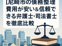 【尼崎市の債務整理】費用が安い＆信頼できる弁護士・司法書士を徹底比較