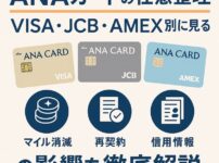 【ANAカードの任意整理】VISA・JCB・AMEX別に見るマイル消滅・再契約・信用情報への影響を徹底解説