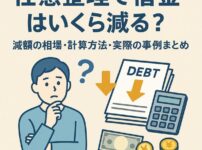 【任意整理で借金はいくら減る？】減額の相場・計算方法・実際の事例まとめ