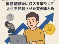 【副業で返済は立て直せる】債務整理後に収入を増やして人生を好転させた実例まとめ