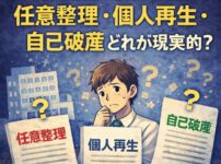 会社員の債務整理】任意整理・個人再生・自己破産どれが現実的？