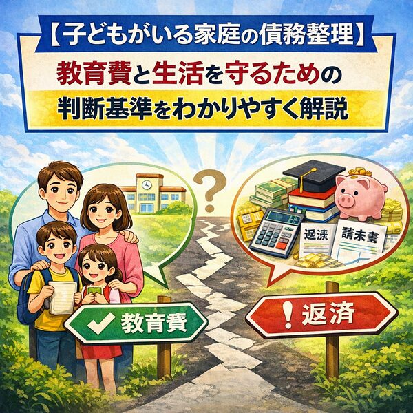 【子どもがいる家庭の債務整理】教育費と生活を守るための判断基準をわかりやすく解説
