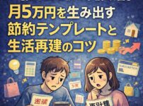 【任意整理後の家計改善】月5万円を生み出す節約テンプレートと生活再建のコツ