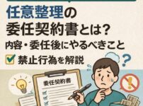 内容・委任【署名前に必読】任意整理の委任契約書とは？後にやるべきことと禁止行為を解説