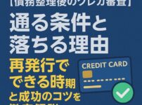 【債務整理後のクレカ審査】通る条件と落ちる理由｜再発行できる時期と成功のコツを徹底解説