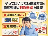 【失業直後は要注意】やってはいけない借金対応と債務整理の判断基準を解説