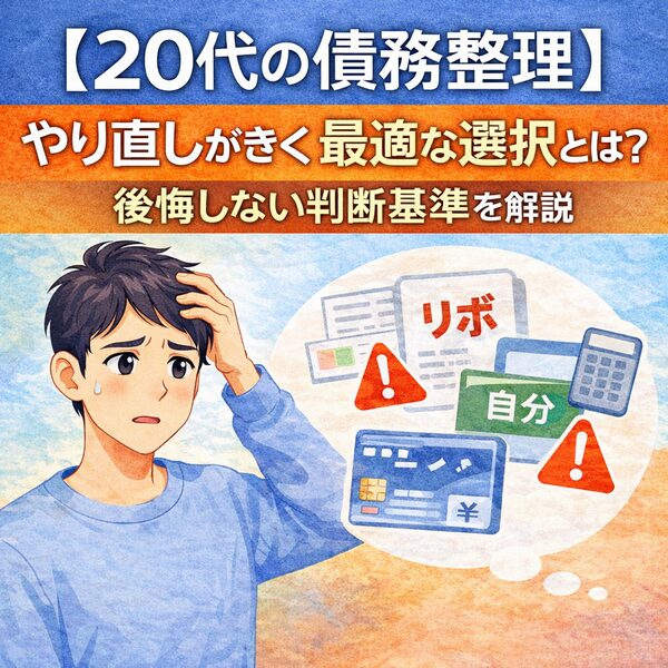 【20代の債務整理】やり直しがきく最適な選択とは?後悔しない判断基準を解説