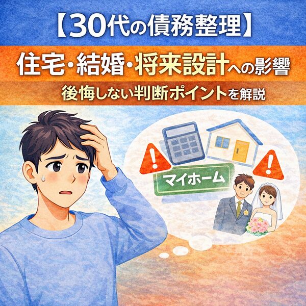【30代の債務整理】住宅・結婚・将来設計への影響と後悔しない判断基準