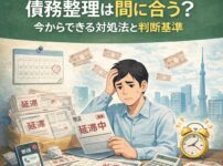 【東京都で延滞中】債務整理は間に合う？今からできる対処法と判断基準